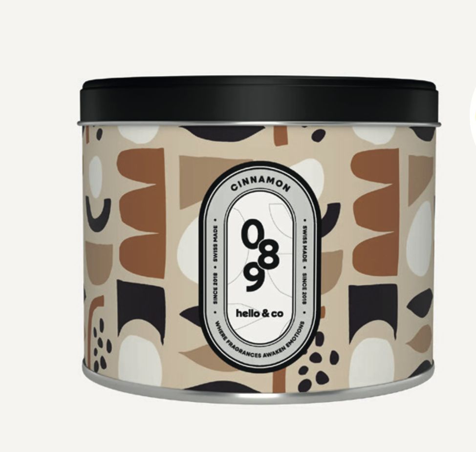 Bougie Hello Candle &quot;Cinnamon&quot;, Taille: 180ml
