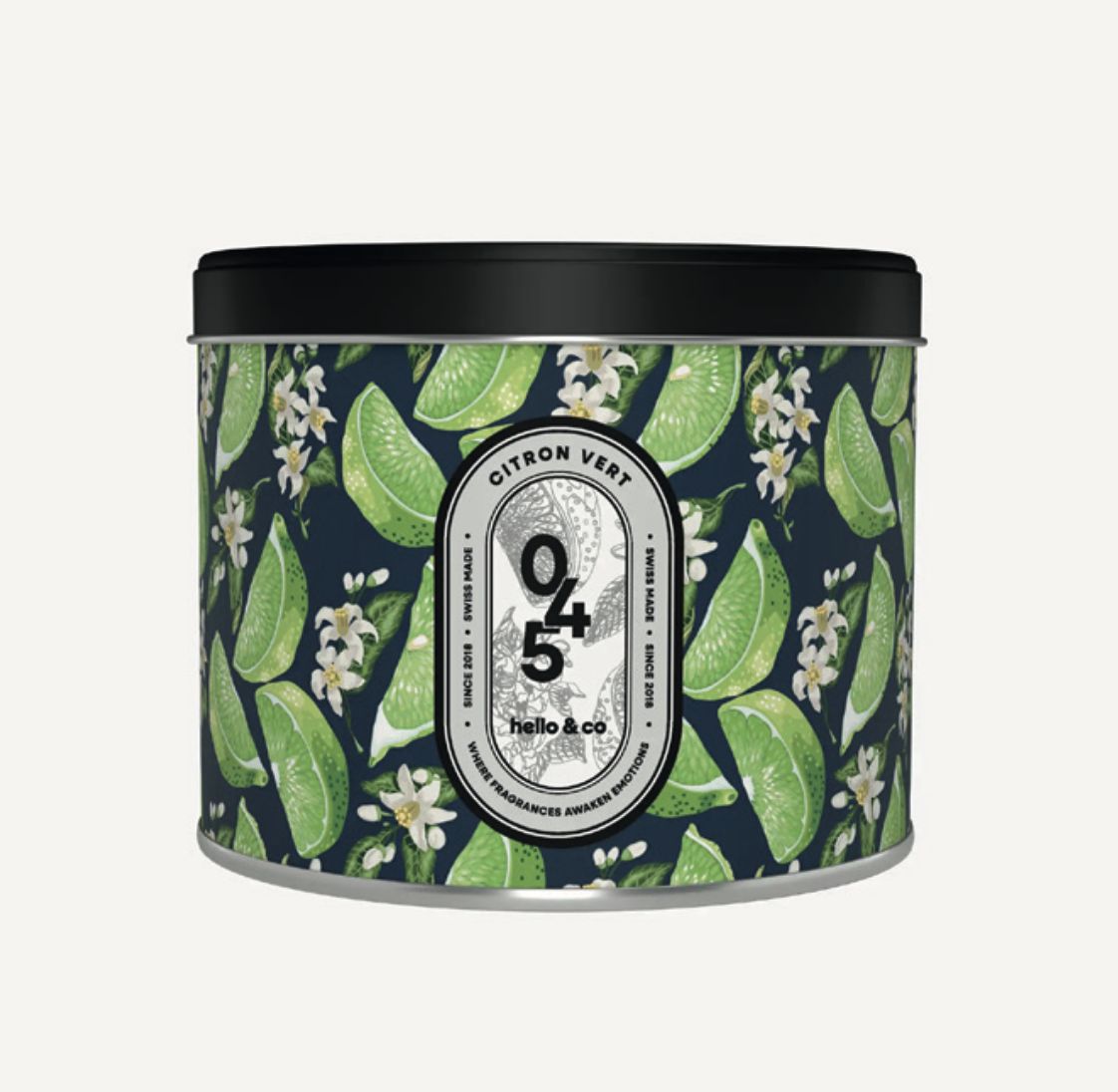 Bougie Hello Candle &quot;Citron Vert&quot;, Taille: 180ml