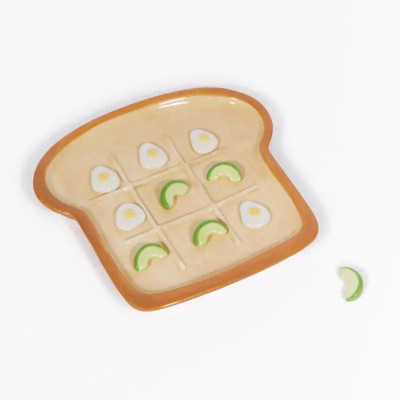 Jeu du morpion – Avocat &amp; Œuf (Tic Tac Toe)