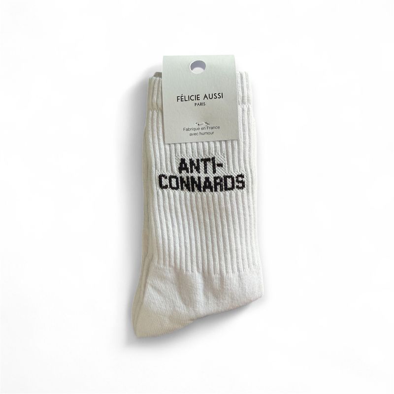 Chaussettes Anti-Connards 36/40 Blanches