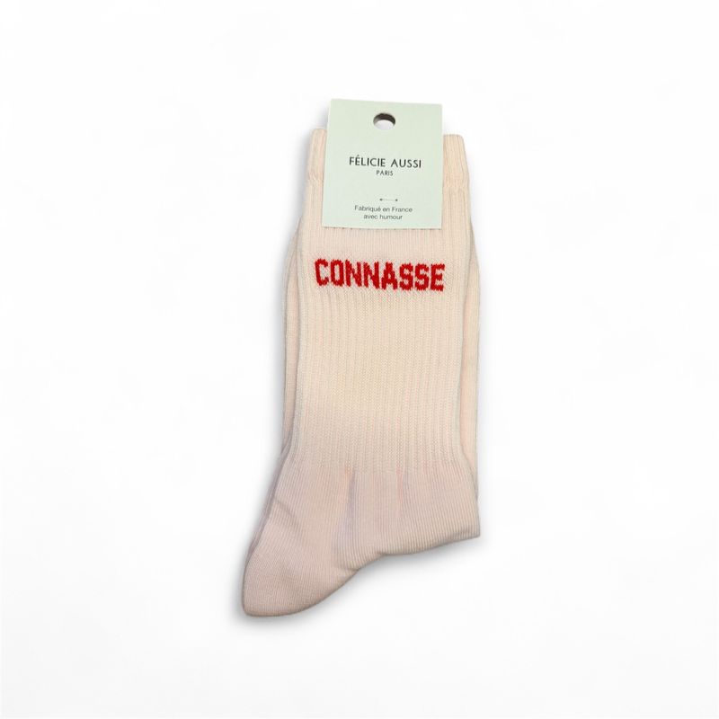 Chaussettes Connasse 36/40 Roses