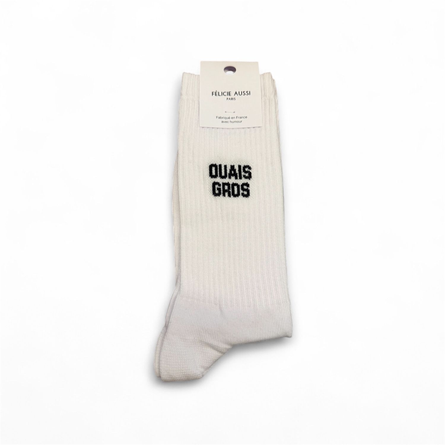 Chaussettes Oui Gros 40/45 Blanches
