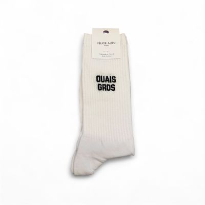 Chaussettes Oui Gros 40/45 Blanches