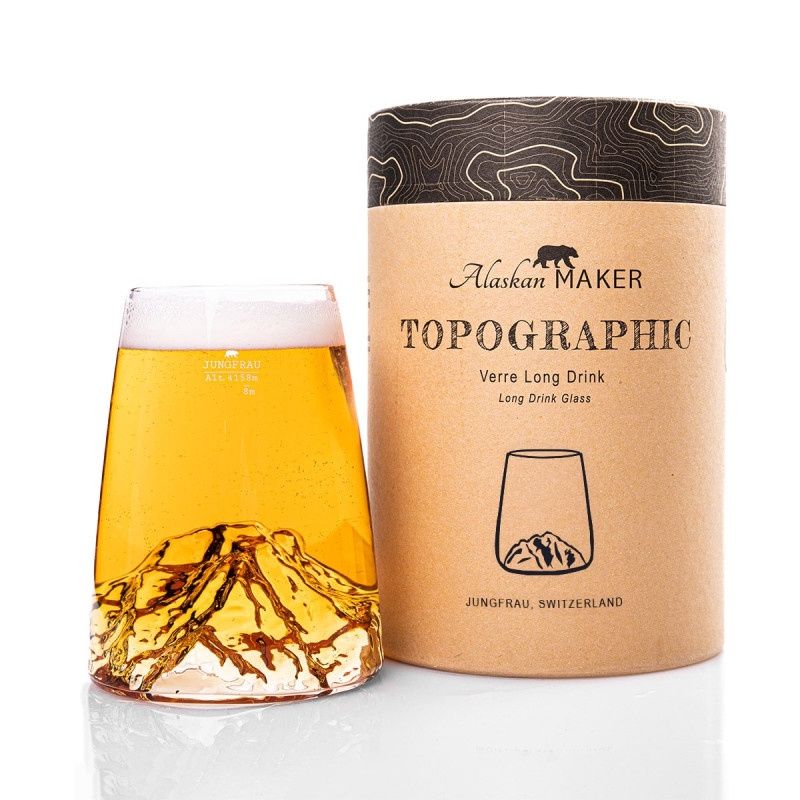 Verre à Long Drink Topographic, Sommet: Jungfrau