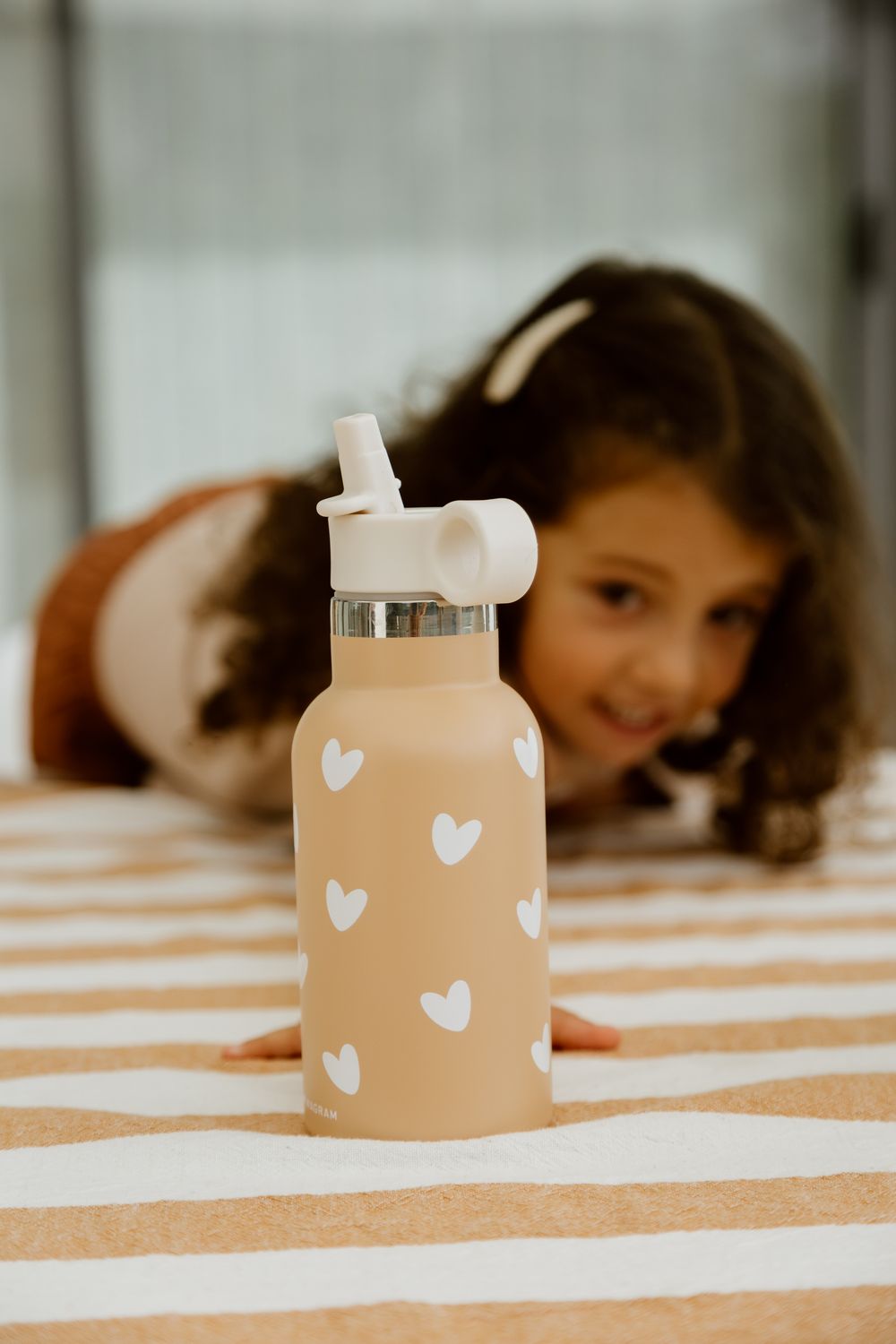 Gourde Acier Inox, Couleur: Nougat