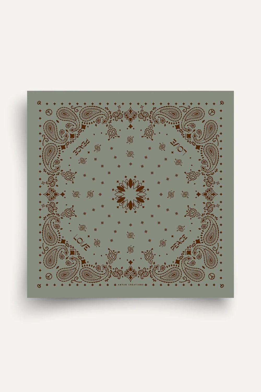 Bandana en Laine, Couleur: Shadow Ganache