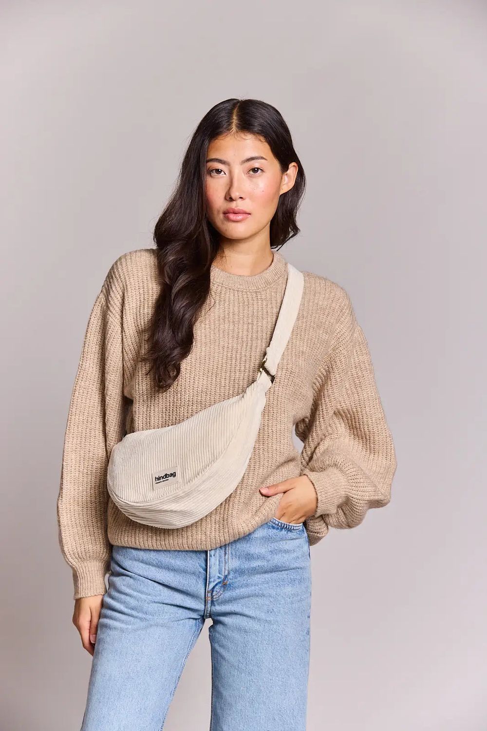 Sac Banane "Andrea", Couleur: Velours