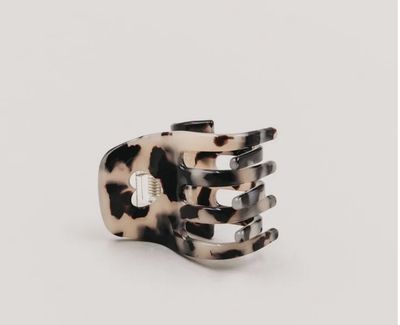 Pince à Cheveux Coeur Léopard