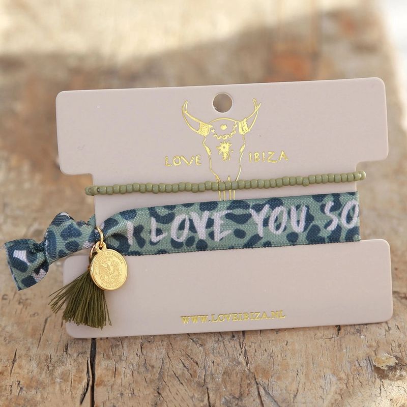 Bracelet "I Love You So Matcha"
