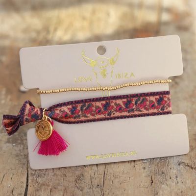 Bracelet Paisley Gold – Bordeaux
