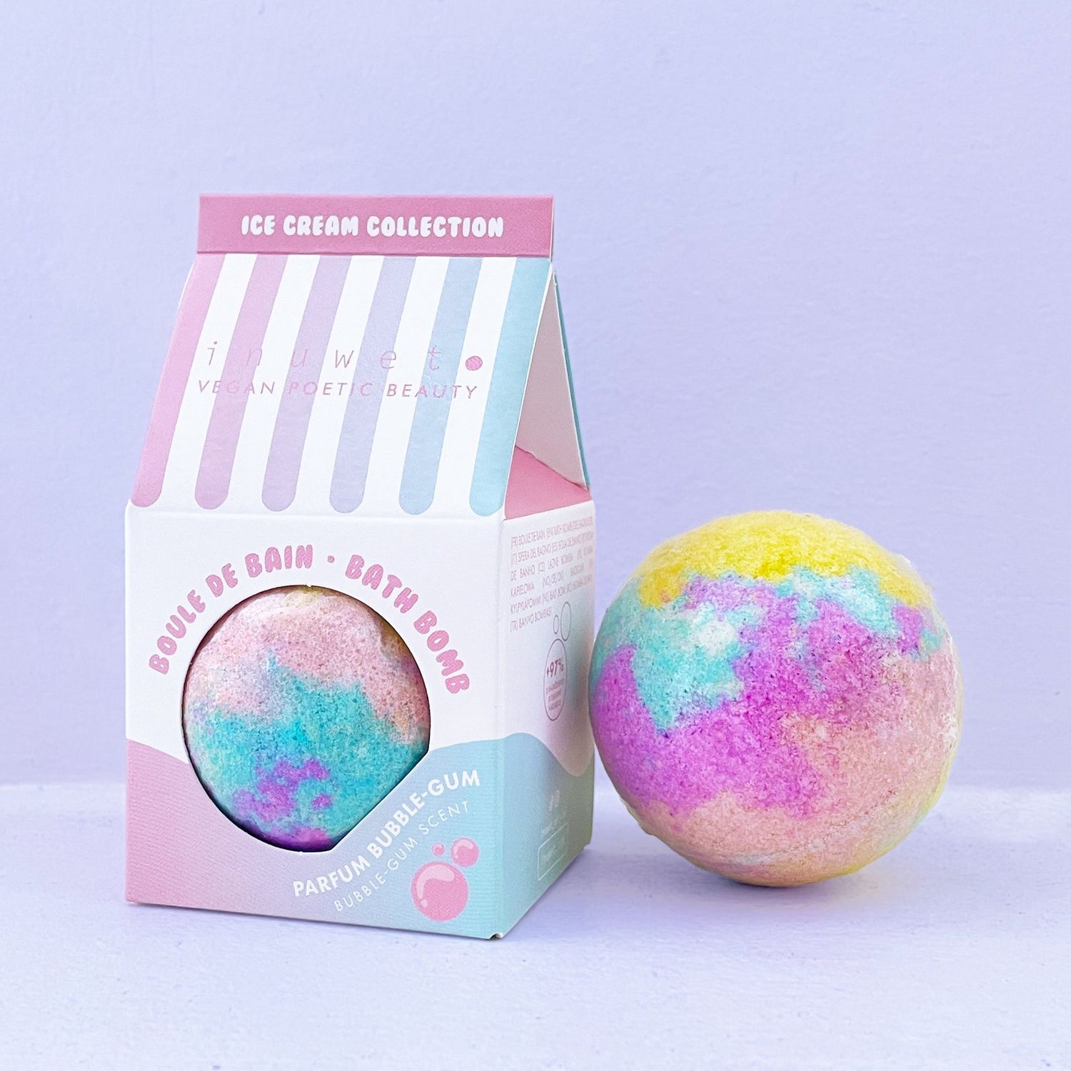 Boule de Bain Effervescente, Senteurs: Bubble Gum
