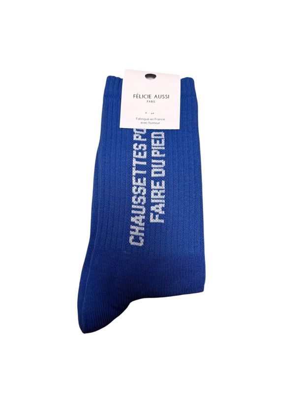 Chaussettes Pour Faire Du Pied 40/45 Bleue