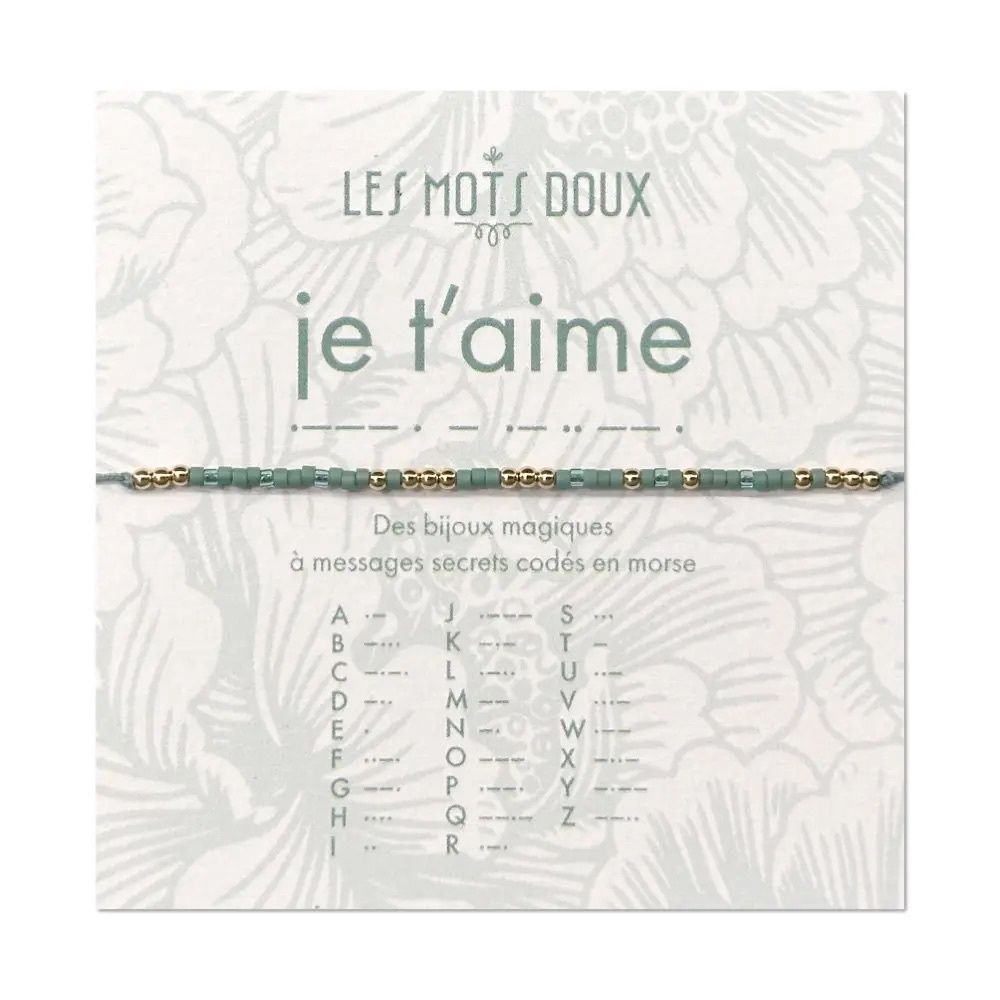 Bracelet "Je t'aime" Femme, Couleur: Plaqué Or