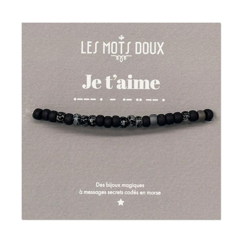Bracelet "Je t'aime" Homme