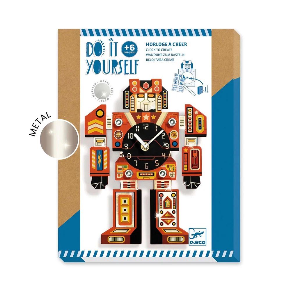 DIY - Horloge Robot à Créer
