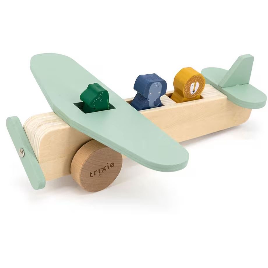 Avion en Bois - Animaux