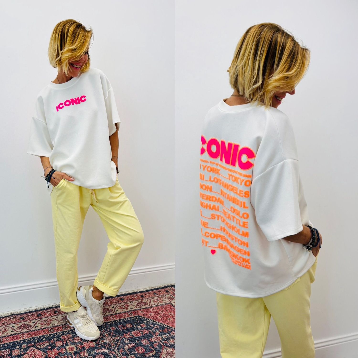 T-shirt Iconic, Couleur: Blanc