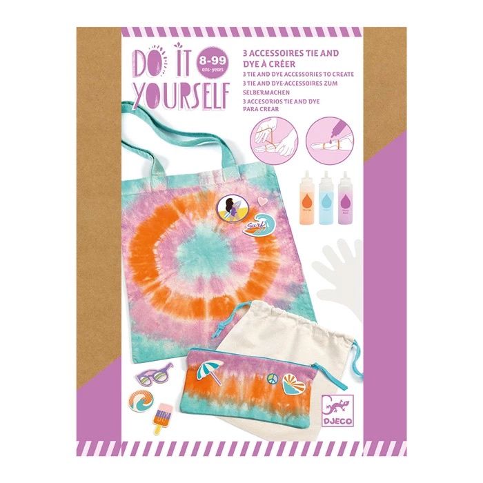 DIY - Tie-Dye Accessoires Sunshine DIY - Tie-Dye Accessoires Sunshine