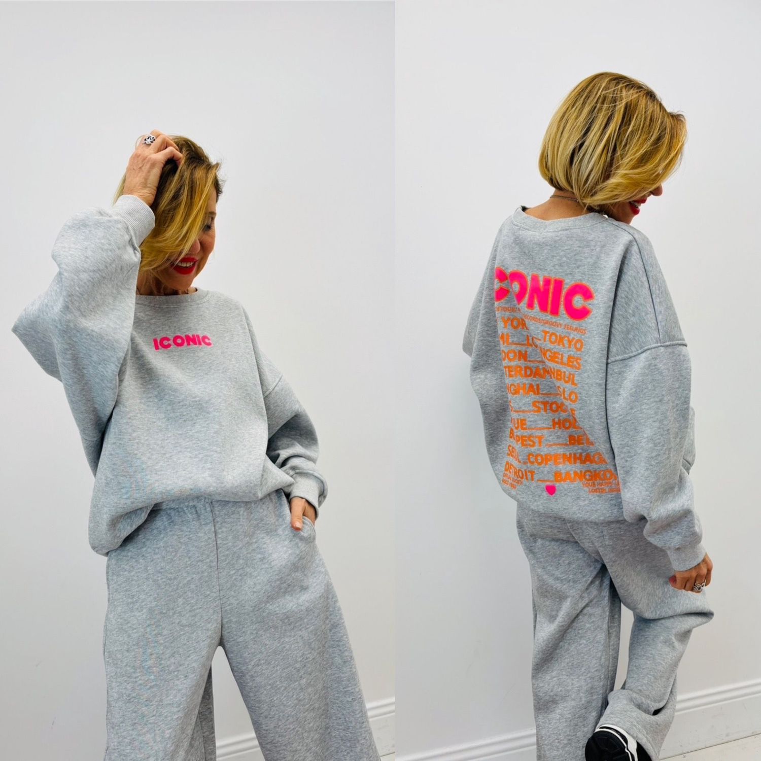 Sweat Gris "Iconic"
