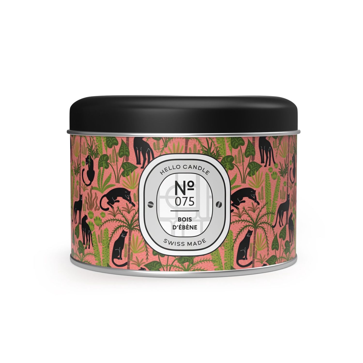 Bougie Hello Cande "Bois d'Ebène", Taille: 180ml