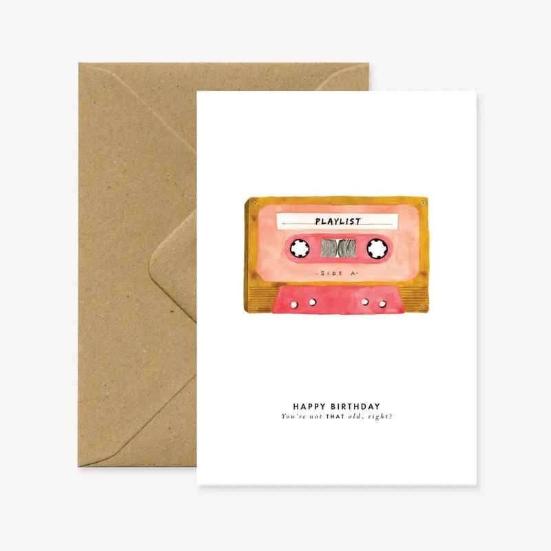Carte "Happy Birthday - Playlist"