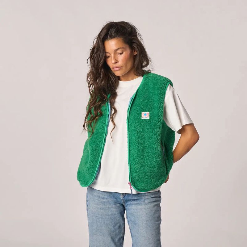 Gilet Sherpa - Vert