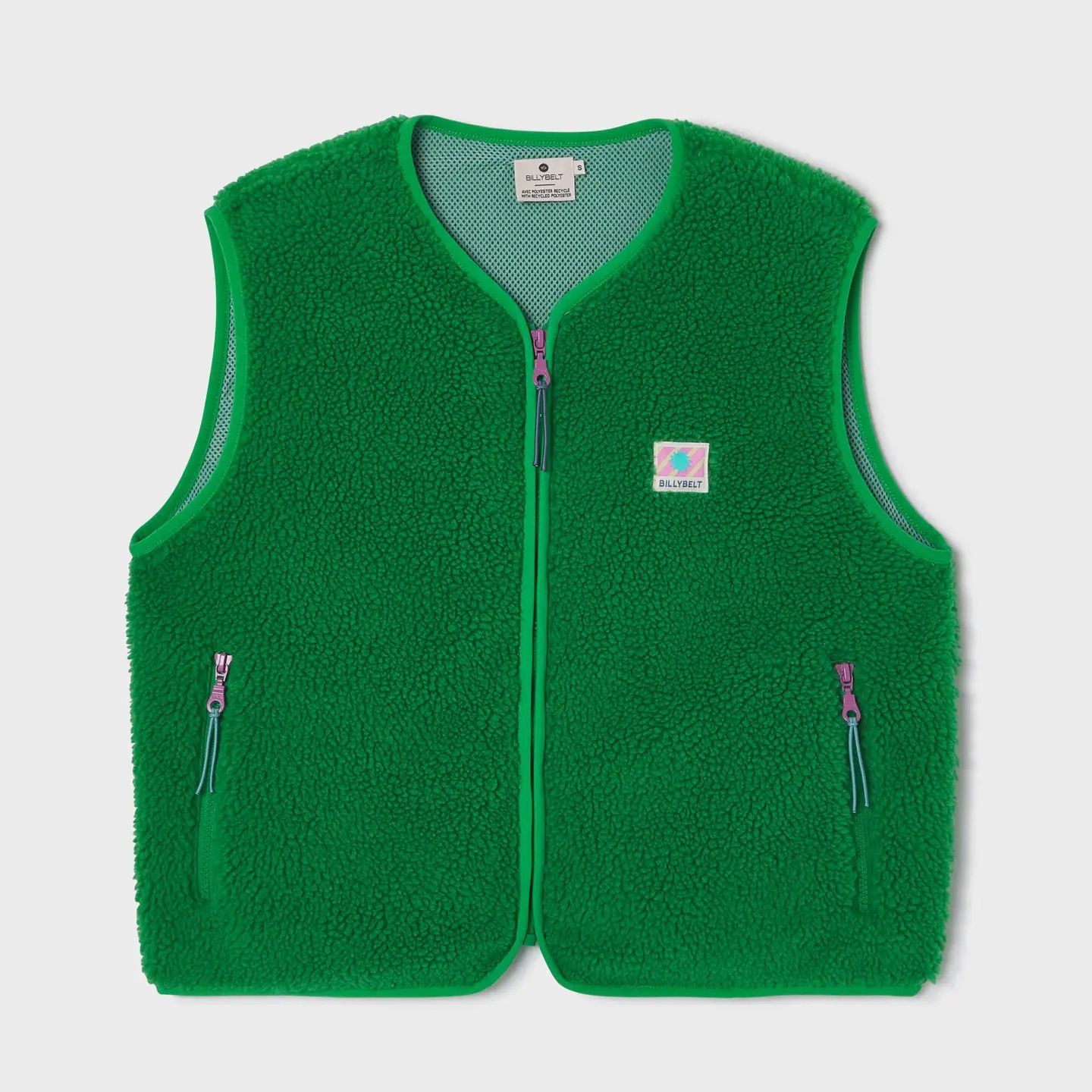 Gilet Sherpa - Vert, Taille: S
