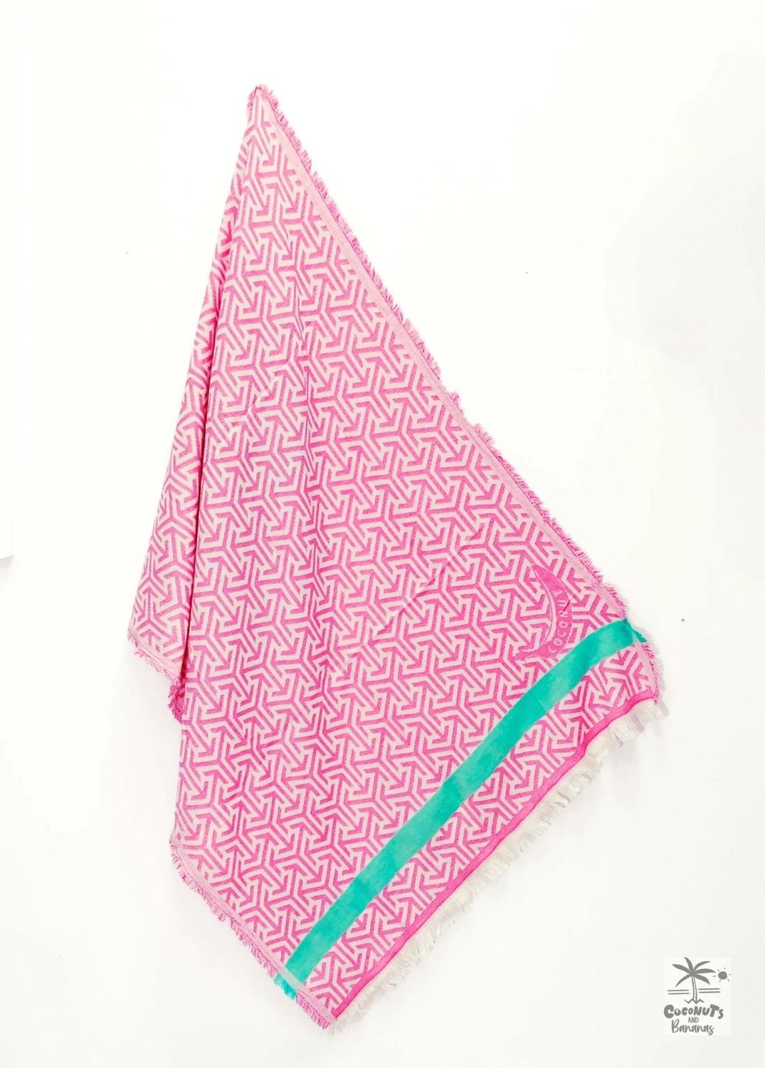 Fouta Double "Arrows", Couleur: Fuschia