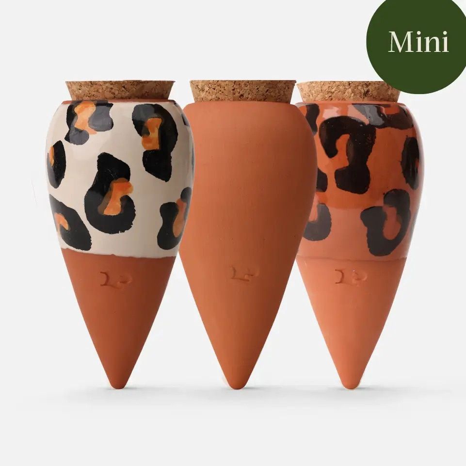 Coffret Trio Mini Ollas – Arrosage Naturel, Thème: Léopard