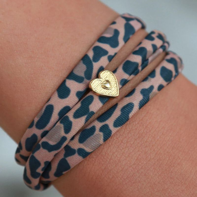 Bracelet Coeur Léopard