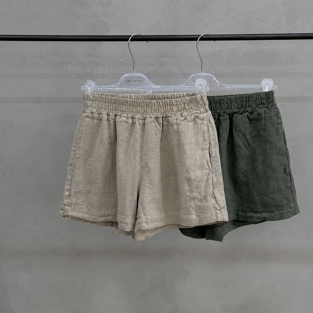 Short Turrel, Couleur: Beige, Taille: S