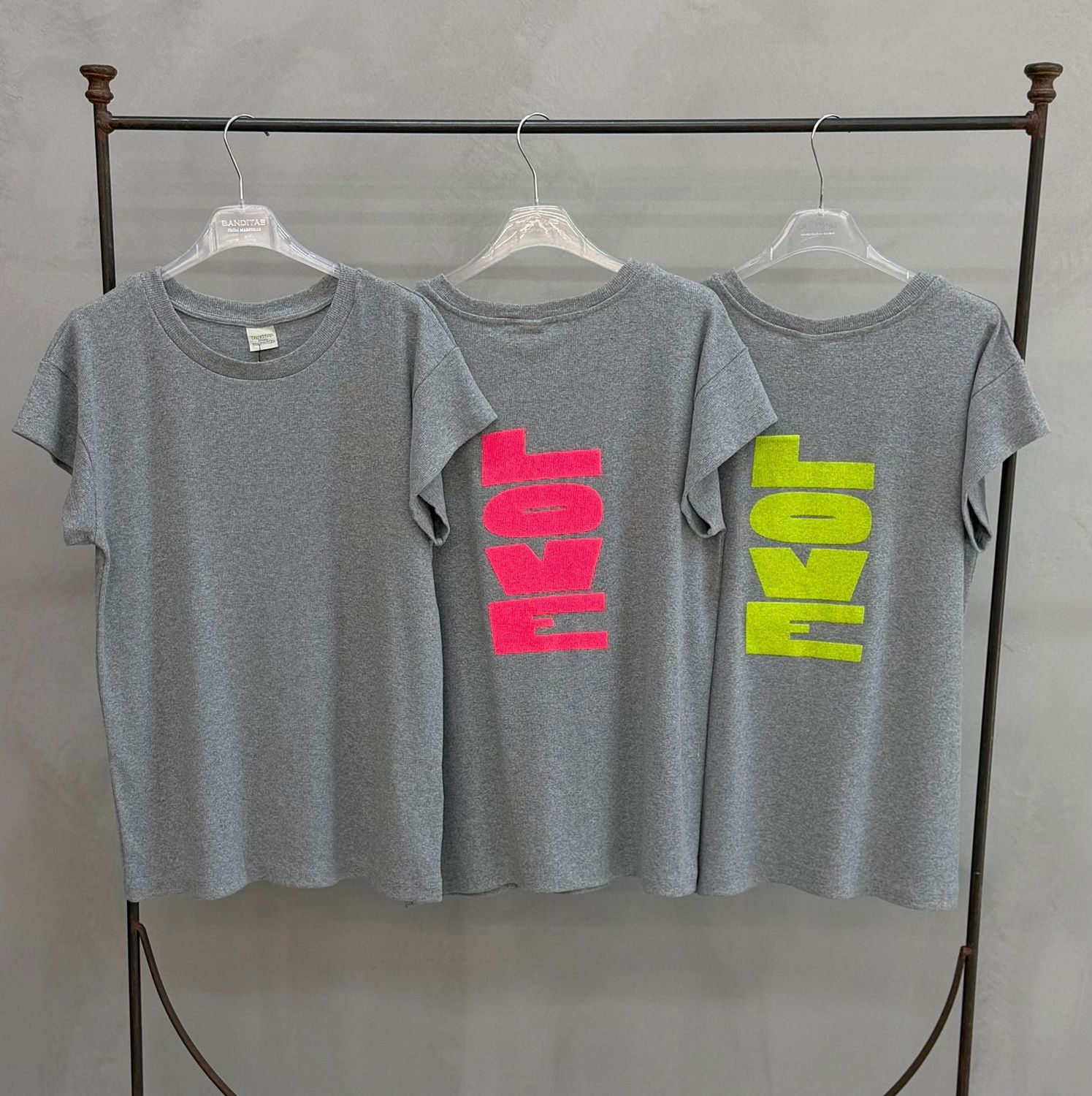 T-Shirt Love, Couleur: Love Rose