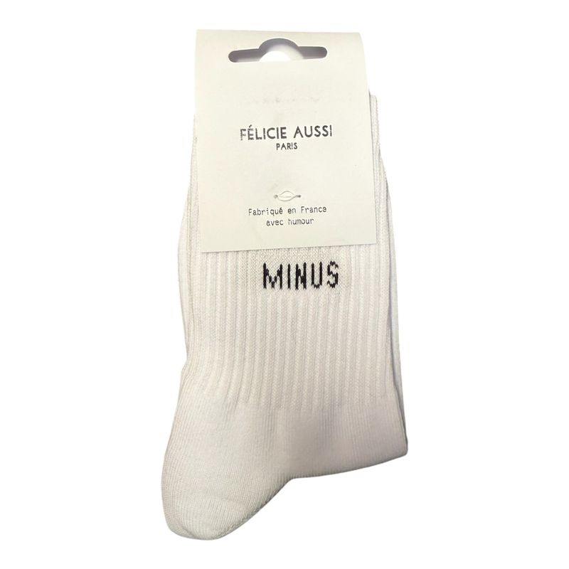 Chaussettes Minus Enfant Blanches
