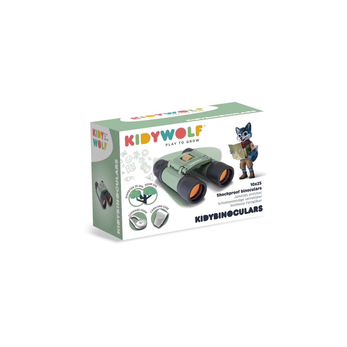 Kidybinoculars, Couleur: Vert