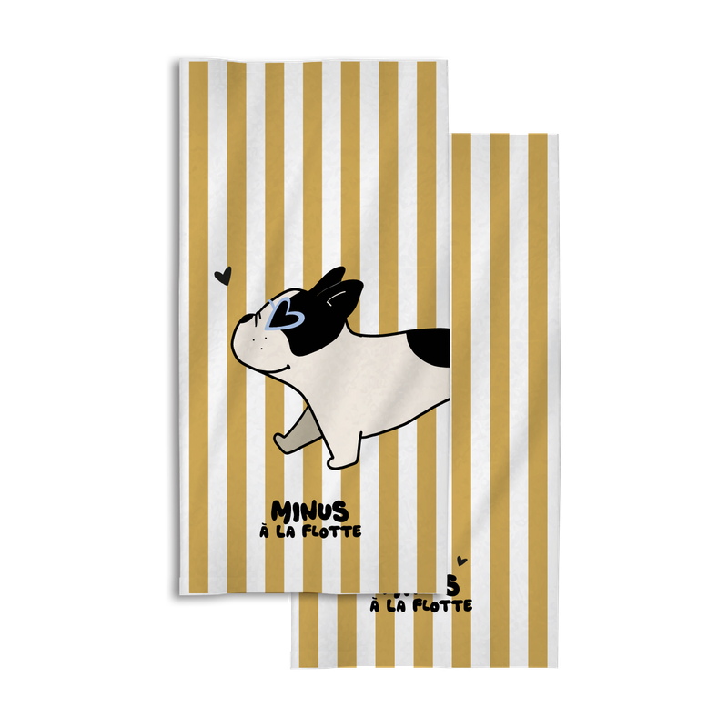 Serviette Minus - Bouledogue