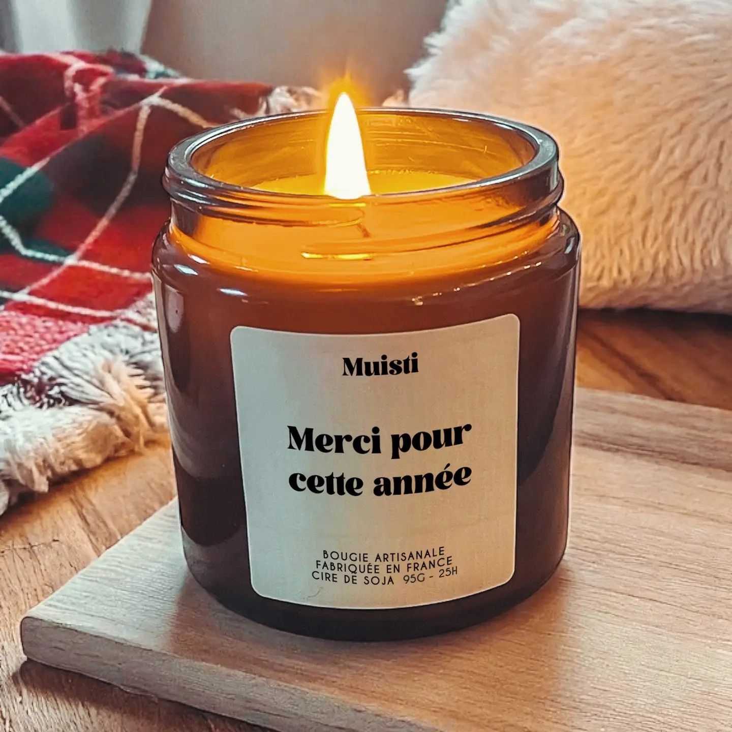 Bougie Fleur d'Oranger - Merci pour cette année