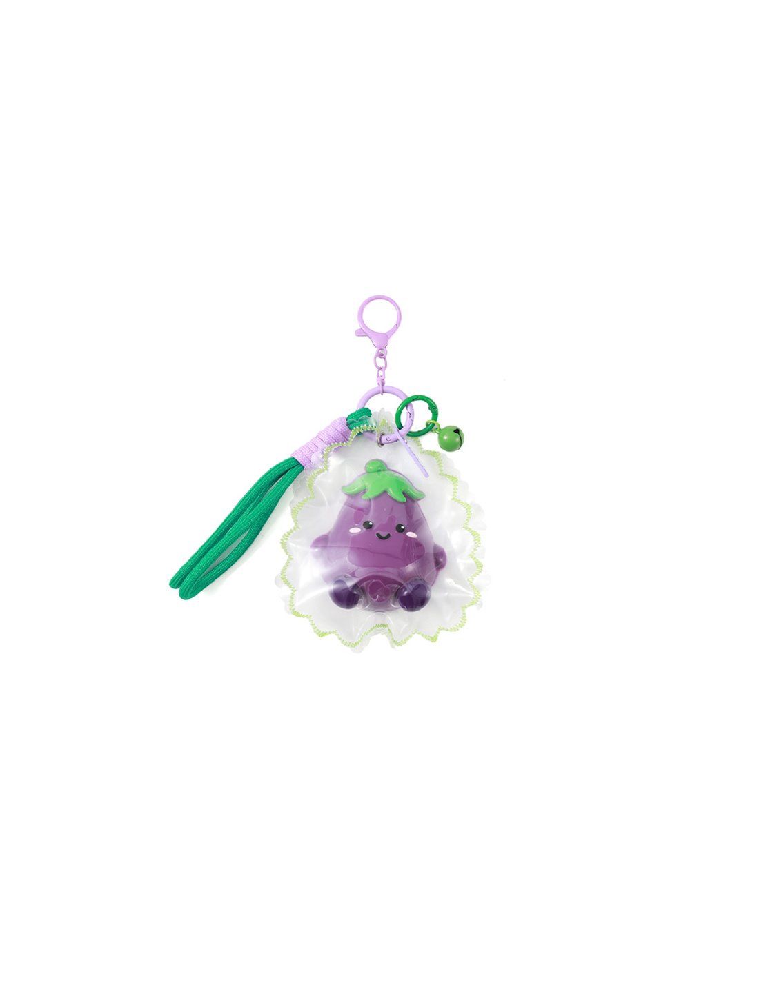 Porte-clés Jelly Pop Fresh Market, Fruit: Ellie l'aubergine