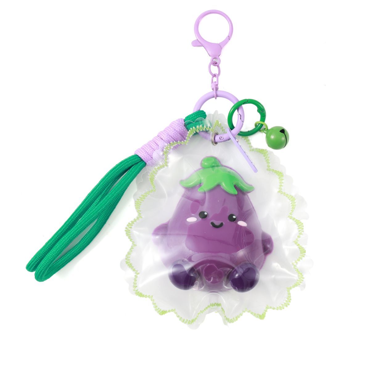 Porte-clés Jelly Pop Fresh Market, Fruit: Ellie l'aubergine