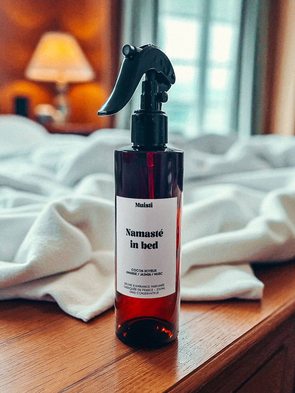 Brume d'ambiance - Namasté in bed, Parfum: Cocon soyeux