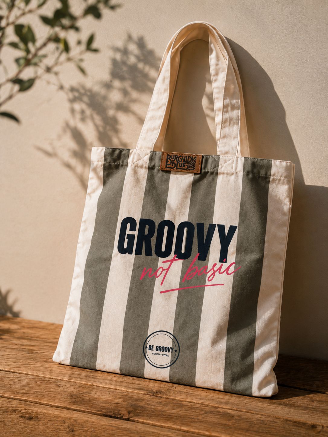 Tote Bag "GROOVY, not basic"