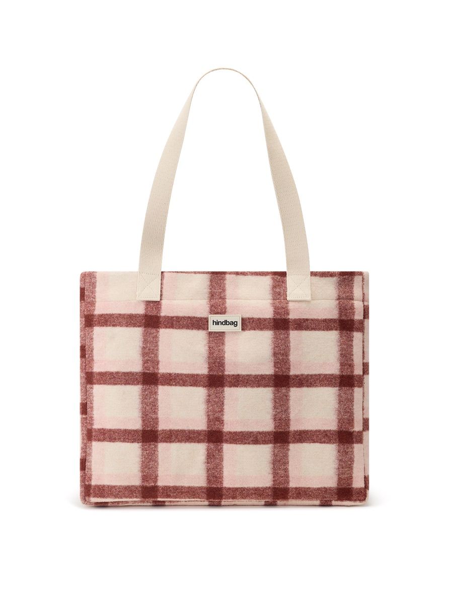Sac Cabas Claude, Couleur: Tartan Rose