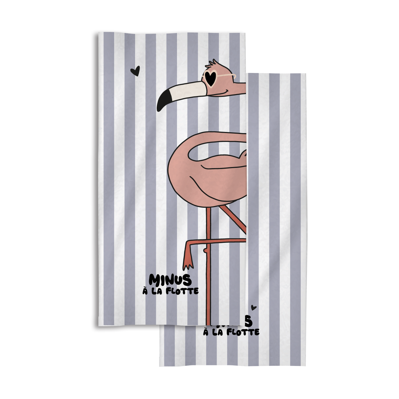 Serviette Minus - Flamant