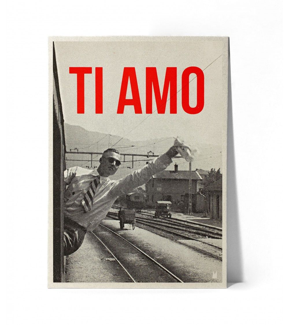 Carte "Ti Amo", Taille: M(15x21cm)