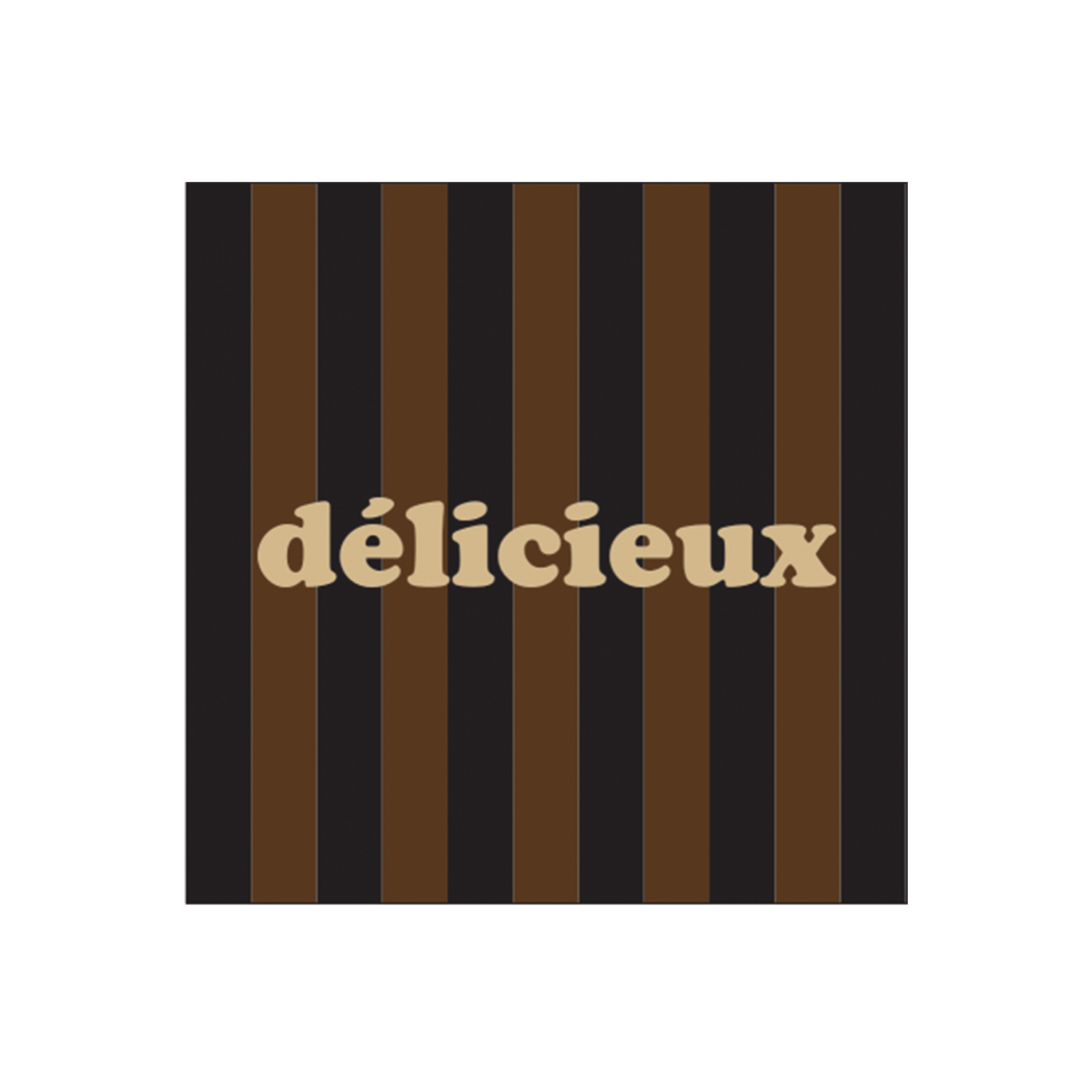 Serviette Papier rayure Délicieux
