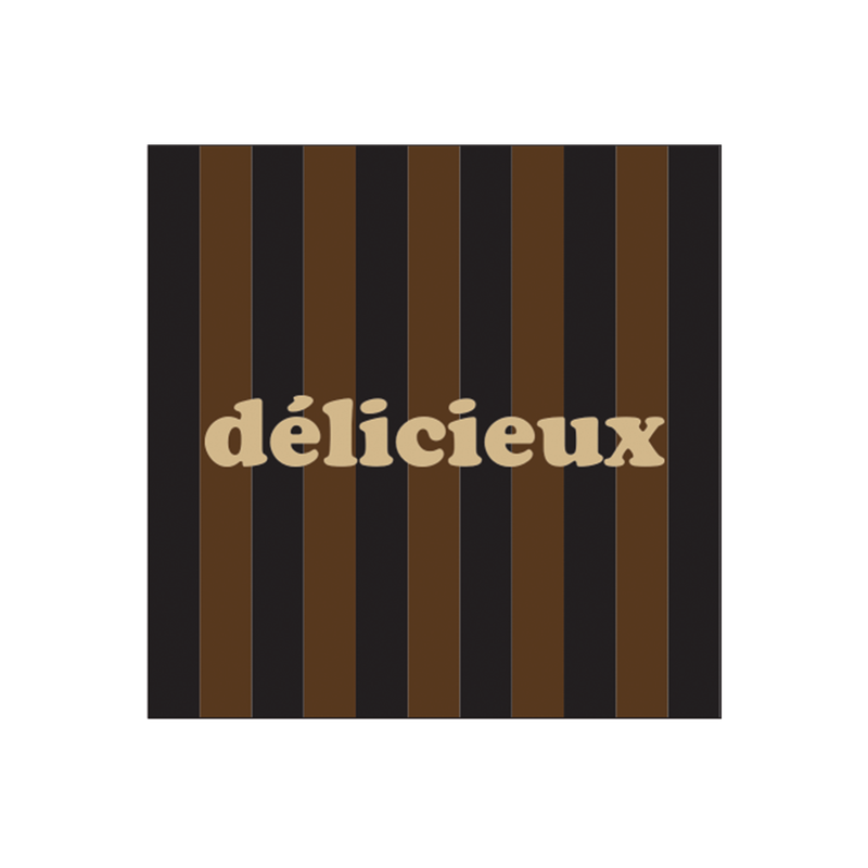 Serviette Papier rayure Délicieux