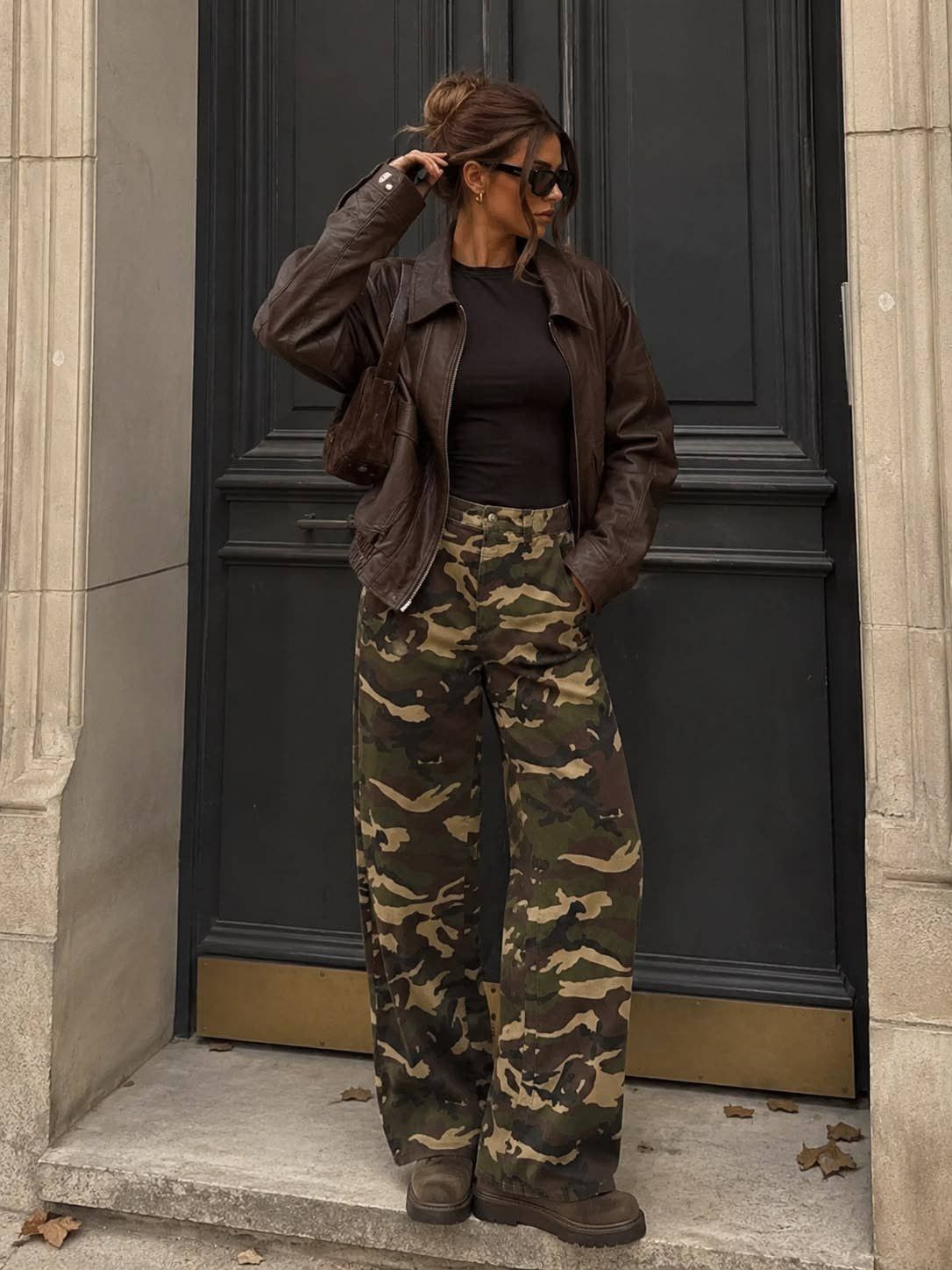 Pantalon Camouflage, Couleur: CAMOUFLAGE, Taille: S
