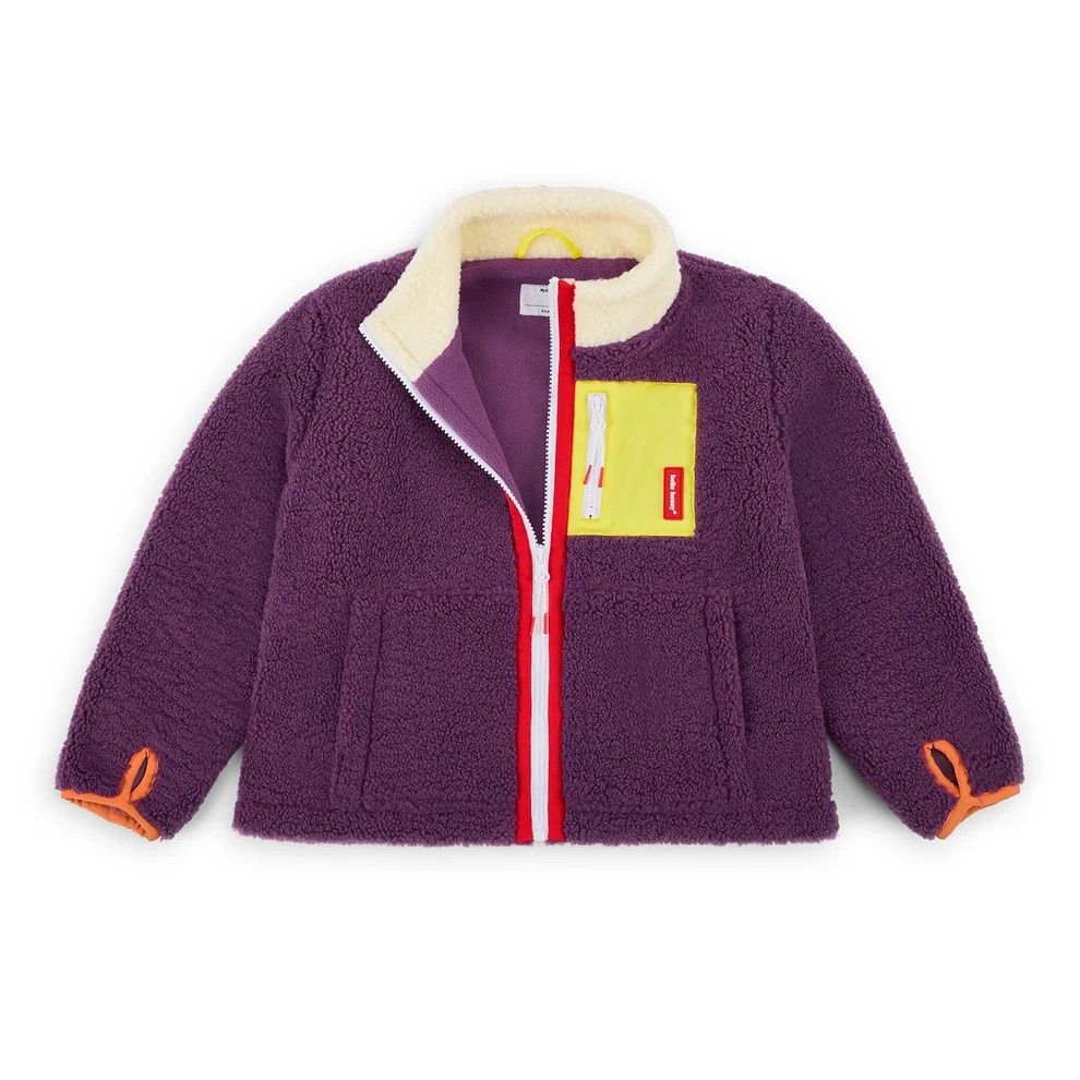 Veste Polaire Kids, Couleur: Prune, Taille: 2-3 ans