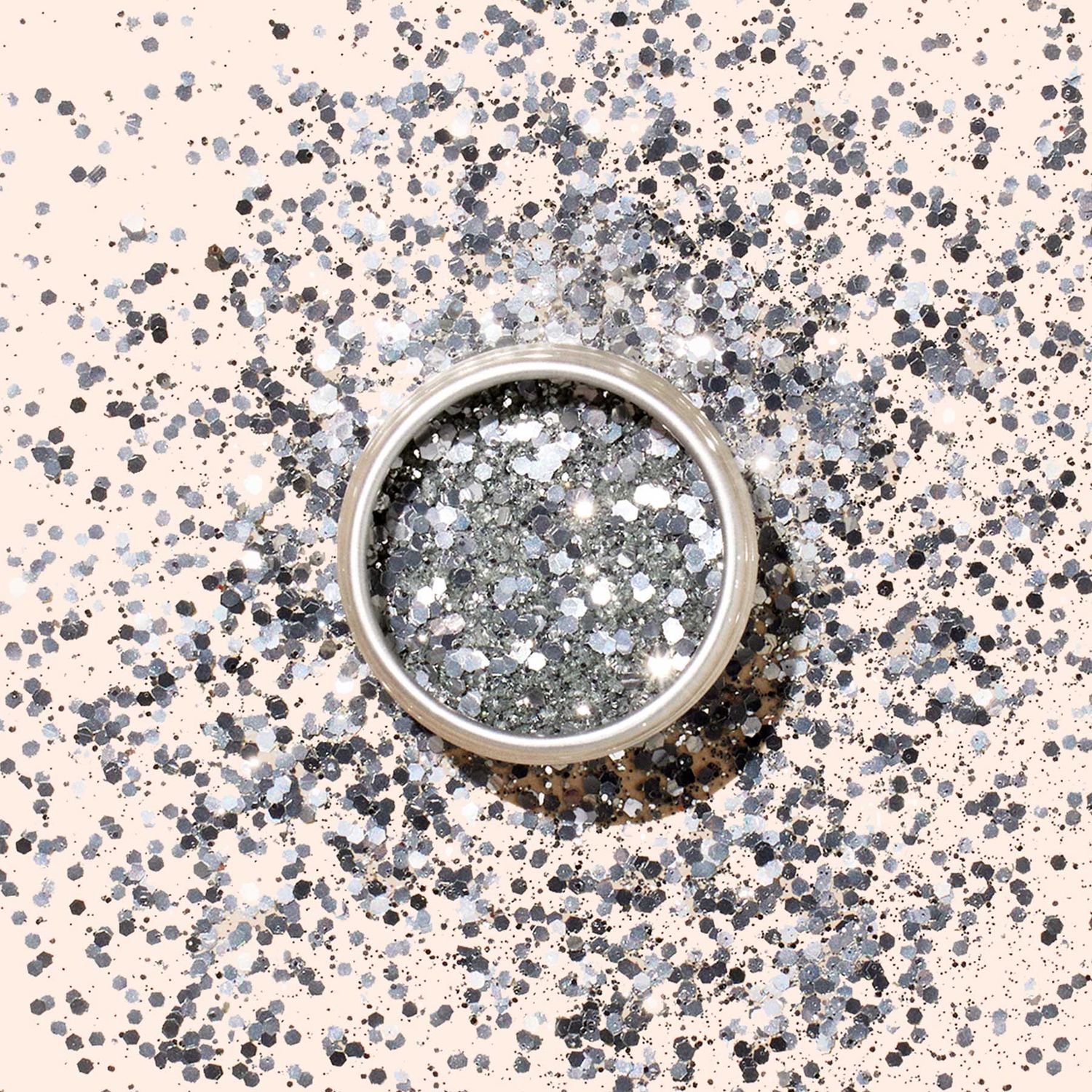 Paillettes biodégradables, Couleur: Argenté