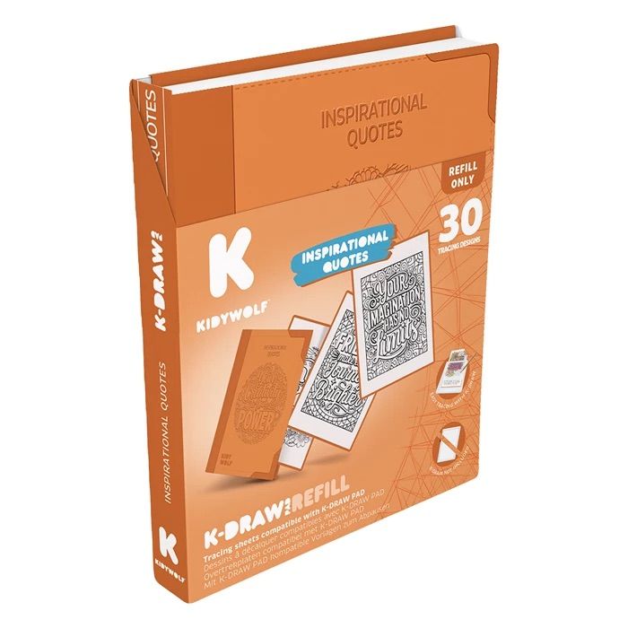 Recharge KIDYDRAW-PAD - Inspirational Quotes