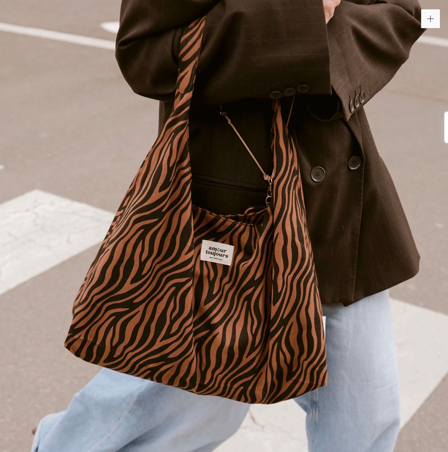Sac Alma, Couleur: Zébre Marron
